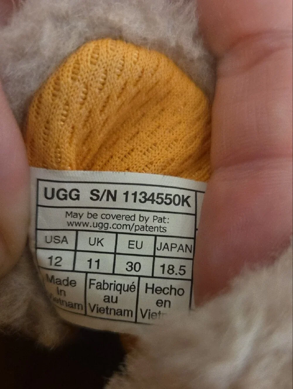UGG Kids Brown Suede Boots with Orange & Blue Accents